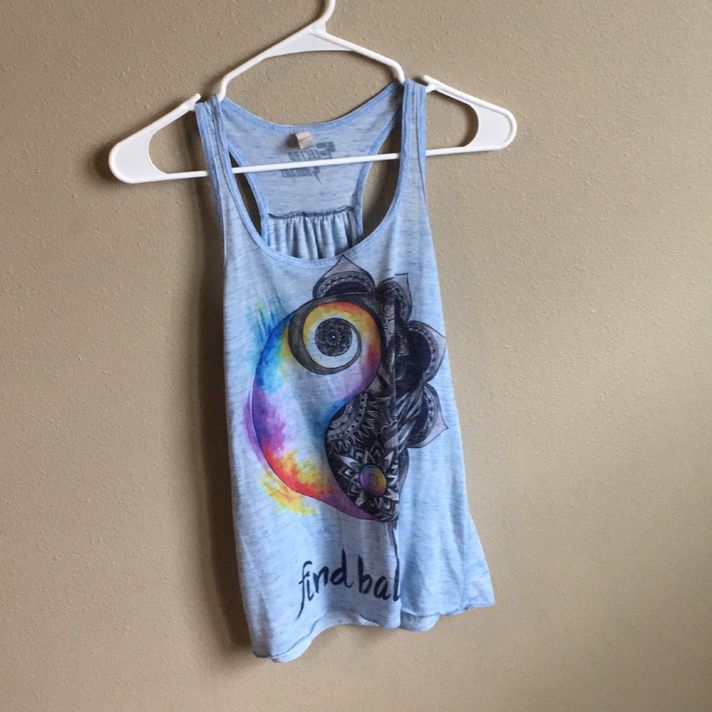 Ying and yang Patterned tank